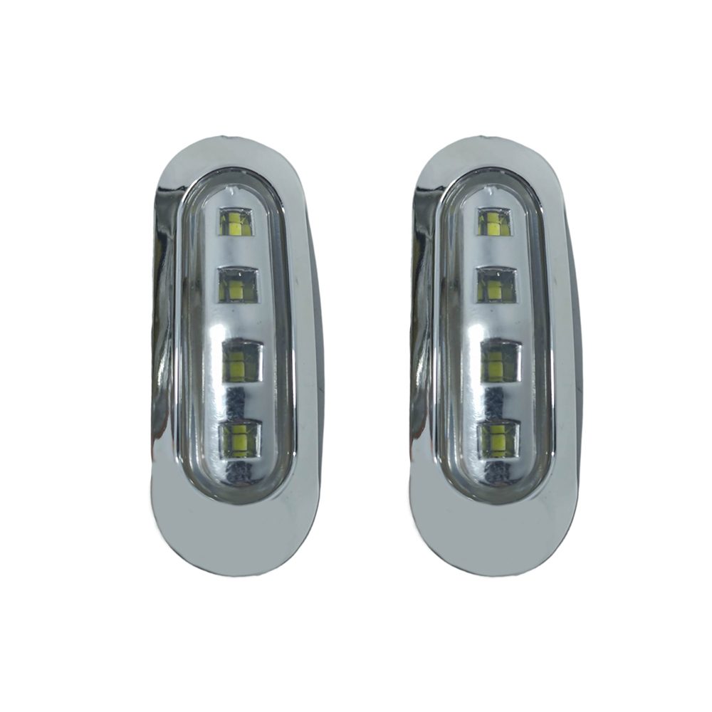DS-1337-2-1 Φωτάκια LED Αυτοκινήτου Πλαϊνά 12V 2τμχ 1337-2 Λευκό OEM - Image 1