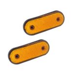 Ζευγάρι Φώτα Θέσεως - Όγκου 2Τεμ 12-24V 3W DS-18003 Κίτρινο OEM