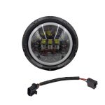 Εμπρόσθιο Φανάρι LED 7'' για Jeep 1τμχ H4 40W με Angel Eyes DS-200620 OEM - Image 2