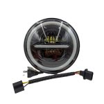 Εμπρόσθιο Φανάρι LED 7'' για Jeep 1τμχ H4 40W με Angel Eyes DS-200860 OEM - Image 2