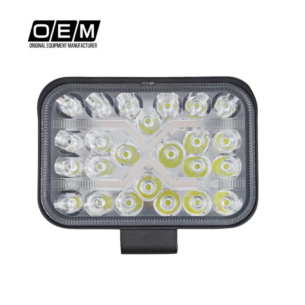 DS-207092-2 Προβολάκι Αυτοκινήτου LED 12v / 24v Τετράγωνο με Λειτουργία Φλας 1τμχ 54068 OEM - Image 1