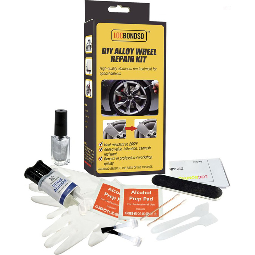 DS-208743 Kit Επιδιόρθωσης για Ζάντες Αυτοκινήτου Locbondso DIY Alloy Wheel Repair Kit OEM - Image 1