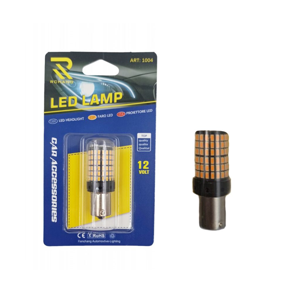 DS-601004-1 Λάμπα Αυτοκινήτου LED με 144 SMD LED 5mm 12V 3000k 1τμχ Θερμό Λευκό 1004 - Image 1