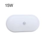 Φωτιστικό LED Οροφής Εσωτερικού Χώρου 15W με Ανιχνευτή Κίνησης Ψυχρό Λευκό Φως 8533 σε Λευκό Χρώμα