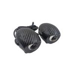 Προβολάκια Μηχανής LED 2τμχ 12v 30W Διπλής Σκάλας Carbon X5 72527 OEM - Image 2