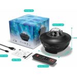Led Περιστρεφόμενο Παιδικό Φωτιστικό Projector SJ-XKD01 Μαύρο - Image 2