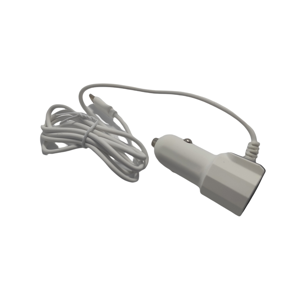 DS-M2-0317A3-W-2 Φορτιστής Αυτοκινήτου 2A με Θύρες: 1xUSB μαζί με Καλώδιο Ενσωματωμένο Type-C Andowl M2-0317A3 Λευκο - Image 1