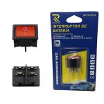 Διακόπτης OnOff πλαστικός με κόκκινο Led 12V-24V 1τεμ W1019-1