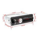 Ηχοσύστημα Αυτοκινήτου 1DIN MP3 Player FM Radio Usb Aux SD Με Bluetooth BT-1781E OEM - Image 2