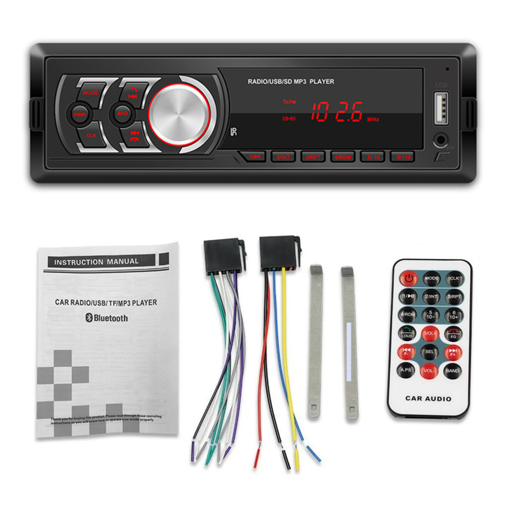 DS1-1781E-2 Ηχοσύστημα Αυτοκινήτου 1DIN MP3 Player FM Radio Usb Aux SD Με Bluetooth BT-1781E OEM - Image 1