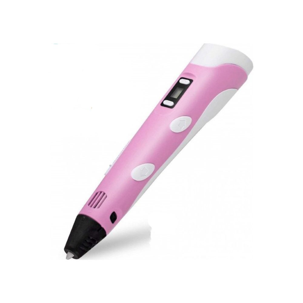 DS1-3DPEN-3 Στυλό για 3D Σχεδίαση 3D Pen με Καλώδιο Ρεύματος σε Ροζ Χρώμα - Image 1