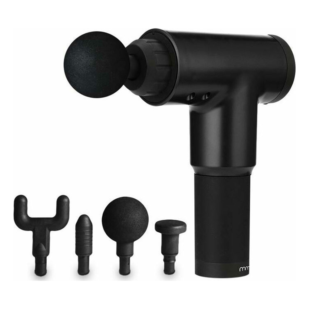 DS1-KH-320BL-1 Συσκευή Μασάζ Fascial Gun για το Σώμα με 4 Κεφαλές MD-320 Μαύρο - Image 1