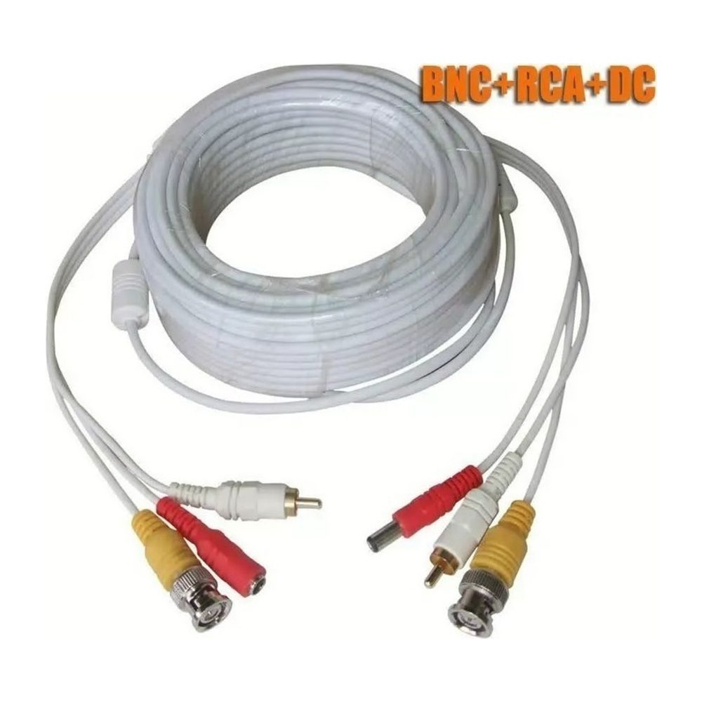DS4-10240-32-7 Καλώδιο CCTV με BNC Ήχο και Εικόνα 50μ 10240-32 Λευκό ΟΕΜ - Image 1