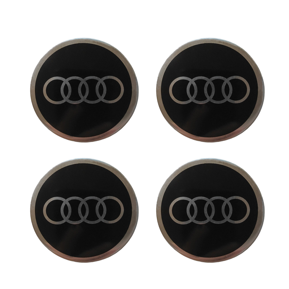 DS4-11665-1 Αυτοκόλλητα Τάπες Αλουμινίου Ζαντών Audi 67mm 4τμχ 11665-1 - Image 1