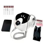 Ηλεκτρικός Τροχός Νυχιών Manicure & Pedicure Machine XSUV-202Plus 80W σε Λευκό Χρώμα ΟΕΜ