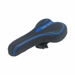 Σέλα Ποδηλάτου 240mm x 140mm Gear Bike 1322-55 Μαύρη - Μπλε - Image 2