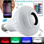 Λάμπα LED E27 με Ηχείο Bluetooth και Ασύρματο Χειριστήριο RGB 12 W 50527341 ΟΕΜ
