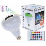 Λάμπα LED E27 με Ηχείο Bluetooth και Ασύρματο Χειριστήριο RGB 12 W 50527341 ΟΕΜ - Image 2