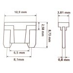 Ασφάλειες Αυτοκινήτου Διχαλωτές Micro 10τμχ 6v-32v 06863 OEM - Image 2