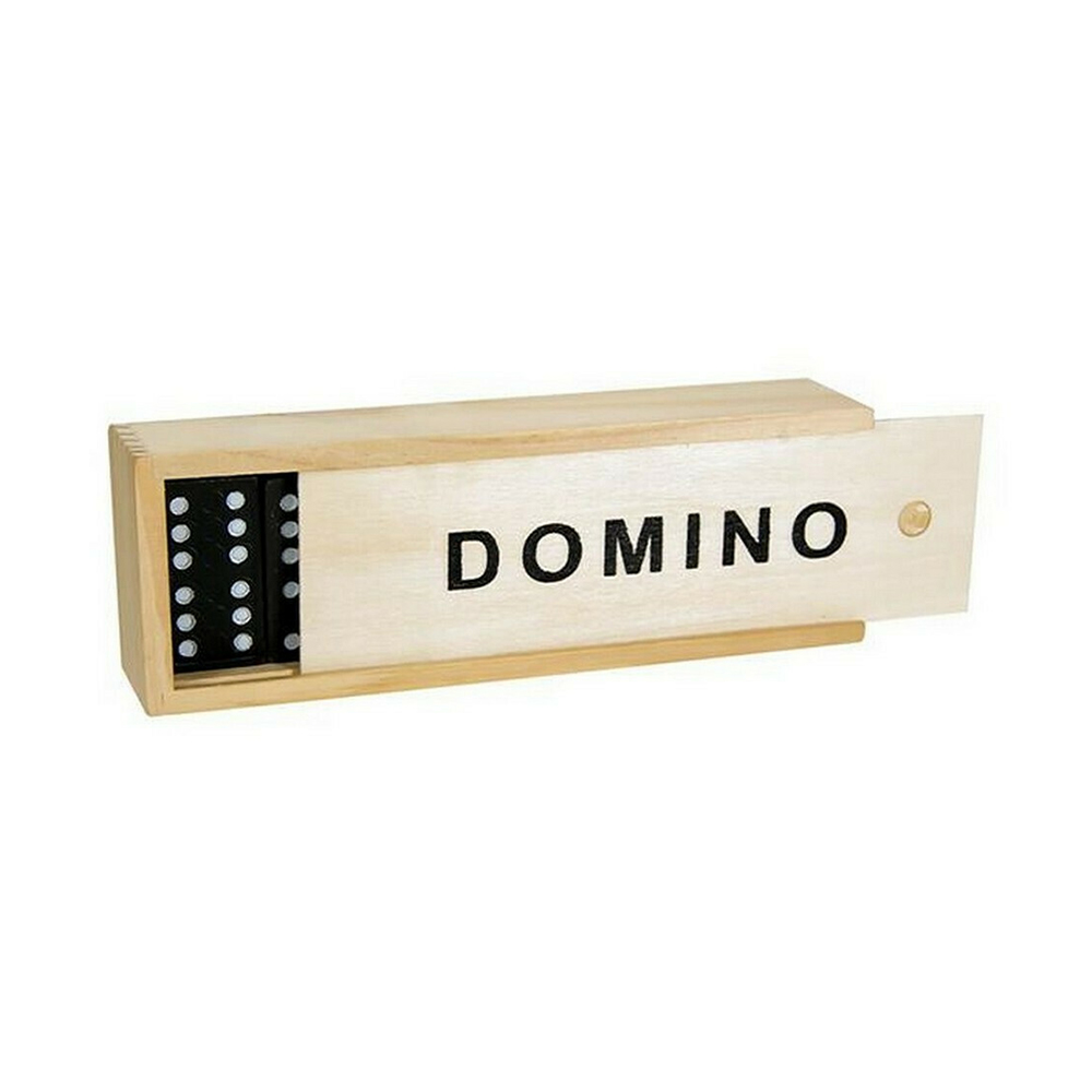 DS4-28659 Επιτραπέζιο Παιχνίδι Ντόμινο (Domino) 28 τεμαχίων σε ξύλινο κουτί - 28659 - Image 1