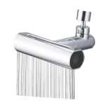 Περιστρεφόμενη Προέκταση Νερού Βρύσης - Multifunctional Universal Shower με 4 λειτουργίες ροής Ασημί