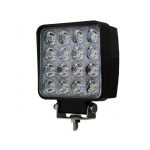 Προβολέας Εργασίας LED 48 Watt 12-24V 50mm Τετράγωνος 1τμχ ZENEO OEM