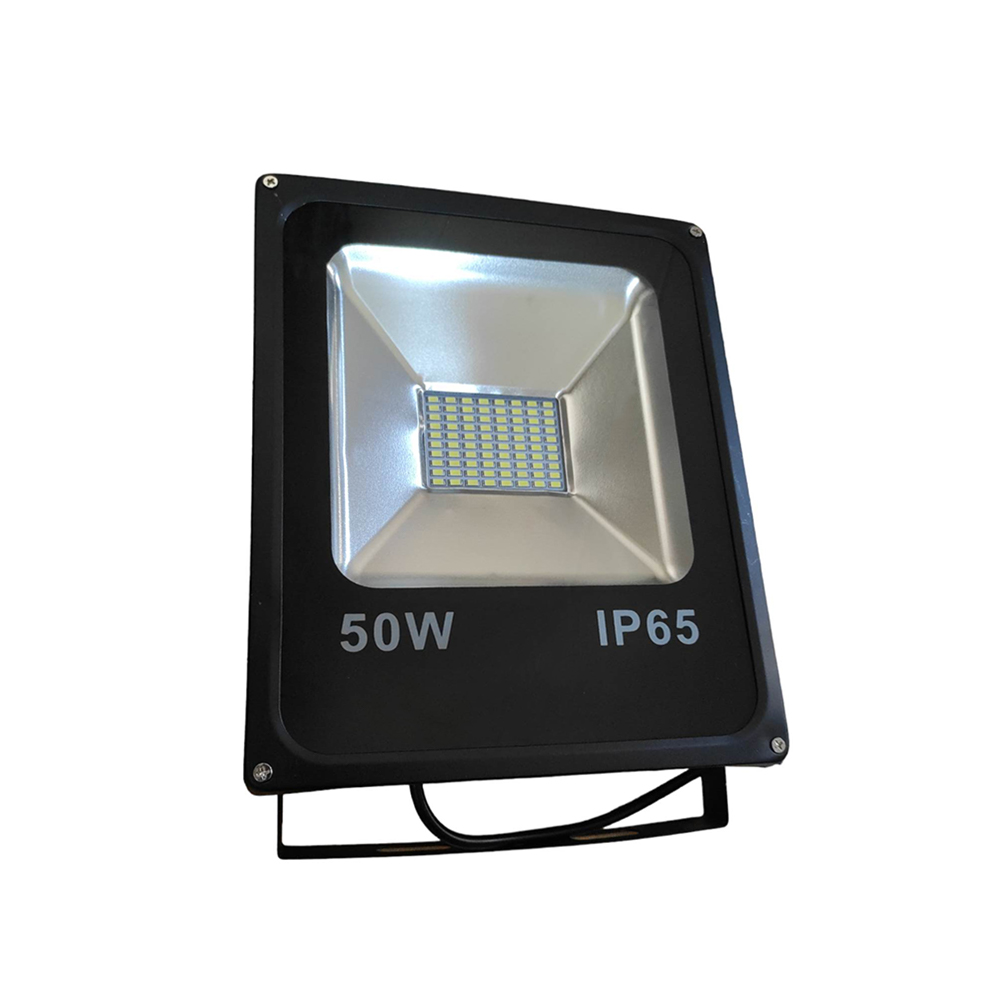 DS6-80450-2 Στεγανός Προβολέας IP65 Ισχύος 50W με Ψυχρό Λευκό Φως 80450 σε Μαύρο χρώμα - Image 1