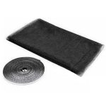 Αυτοκόλλητη Σίτα Παραθύρου Σταθερή με Velcro 130x150cm 02046 Μαύρο OEM