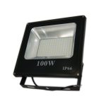 ΠΡΟΒΟΛΕΑΣ LED 100W SMD 9.000LM 220V IP66 RZ-1201 σε Μαύρο χρώμα