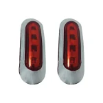Φωτάκια LED Αυτοκινήτου Πλαϊνά 12V 2τμχ 1337-1 Κόκκινα OEM