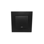 Μονός Χωνευτός Διακόπτης Ρεύματος 90mm x 90mm XC-1494 Μαύρο
