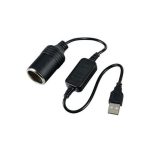 Μετασχηματιστής Αντάπτορας USB Υποδοχή Φις Αναπτήρα 12-24v Rchang W14258 De Luxe Fused Cigarette Lighter Plug 0111538