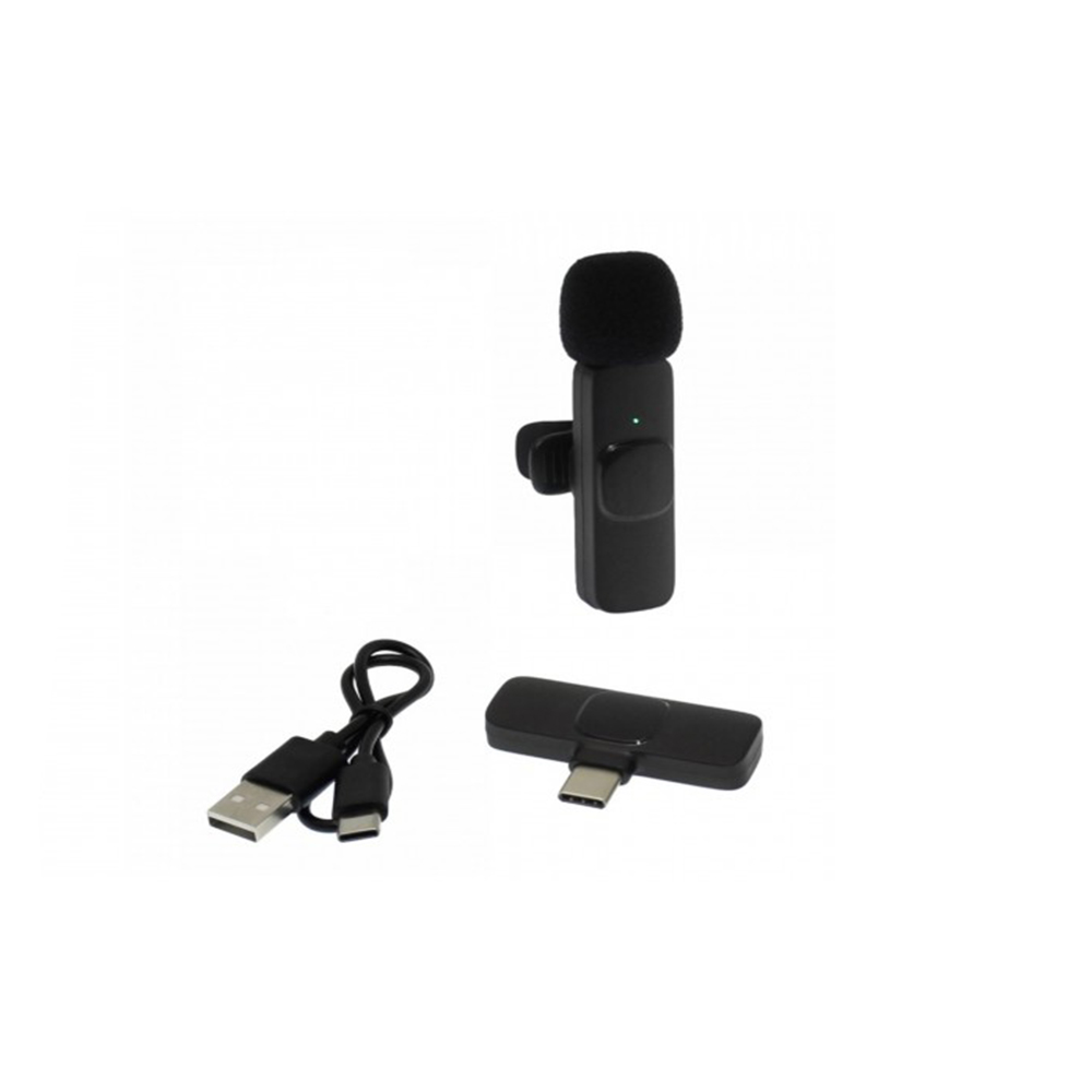 ds-628390-1-1 Ασύρματο Επαναφορτιζόμενο Μικρόφωνο K9 Τοποθέτηση Shock Mounted/Clip On 1τμχ Type-C OEM - Image 1