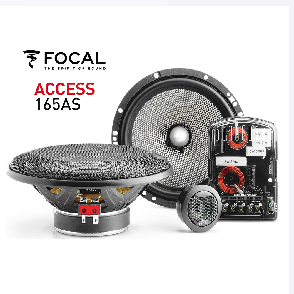 ds-653687-5 Σετ Ηχεία Αυτοκινήτου Διαιρούμενα με 60W RMS (2 Δρόμων) Focal 165AS - Image 1
