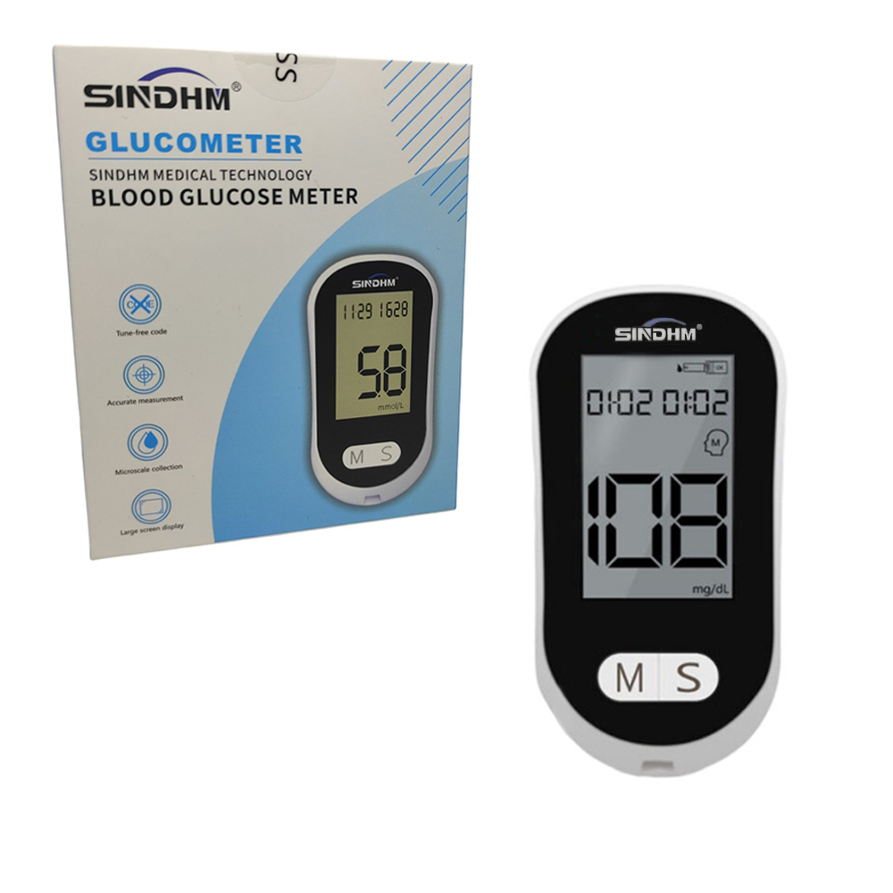 ds-660079-1-1 Μετρητής Σακχάρου Αίματος με 50τμχ Ταινίες Μέτρησης Σακχάρου SINDHM XD-20G200 - Image 1