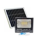 Αδιάβροχος Ηλιακός Προβολέας LED 100W με Φωτοβολταϊκό Πάνελ IP67 Θερμό Λευκό Rixme RZ-100W-1