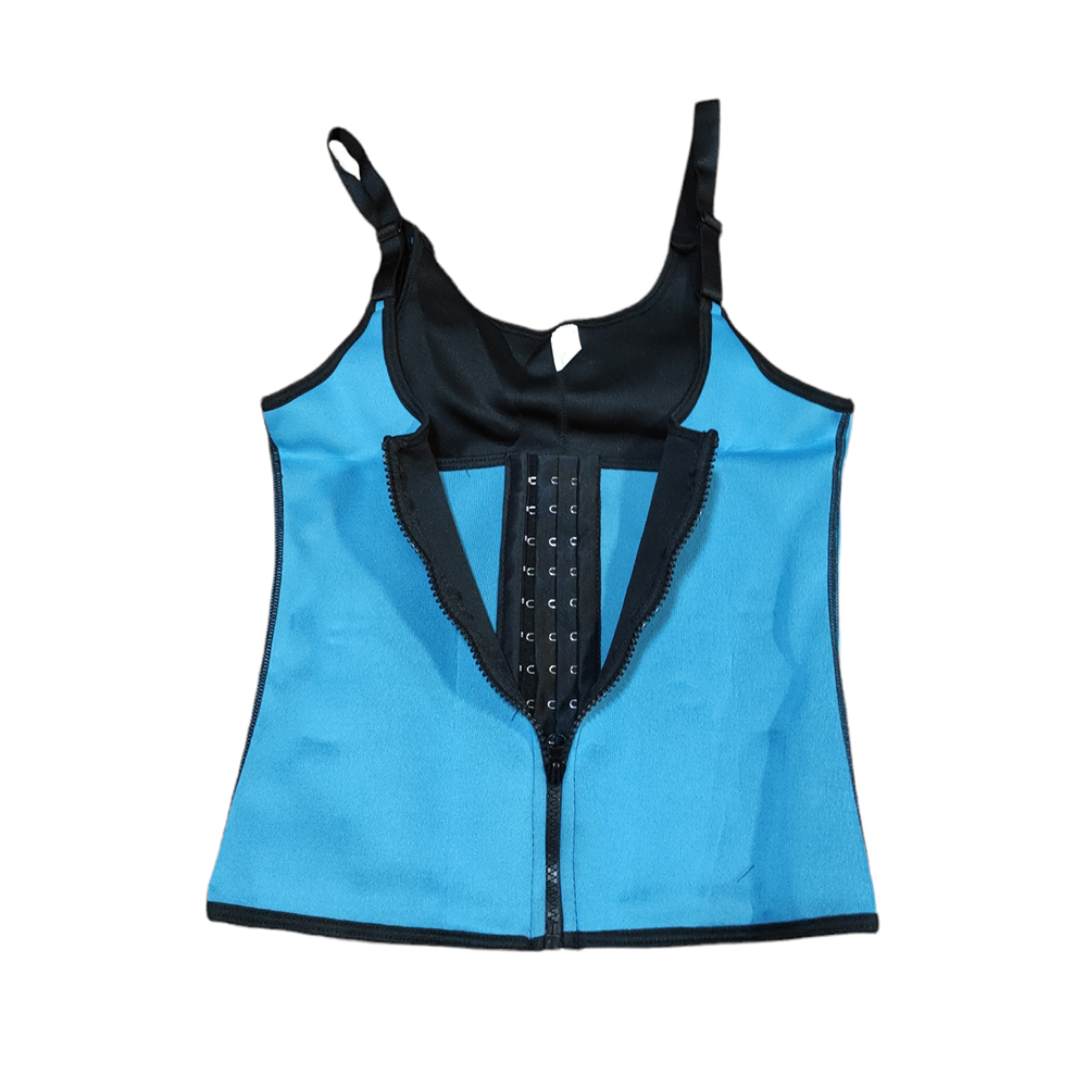 ds-869930-b-1 Heat Outfits Neoprene Γιλέκο - Κορσές Εφίδρωσης & Αδυνατίσματος Γαλάζιο - Image 1