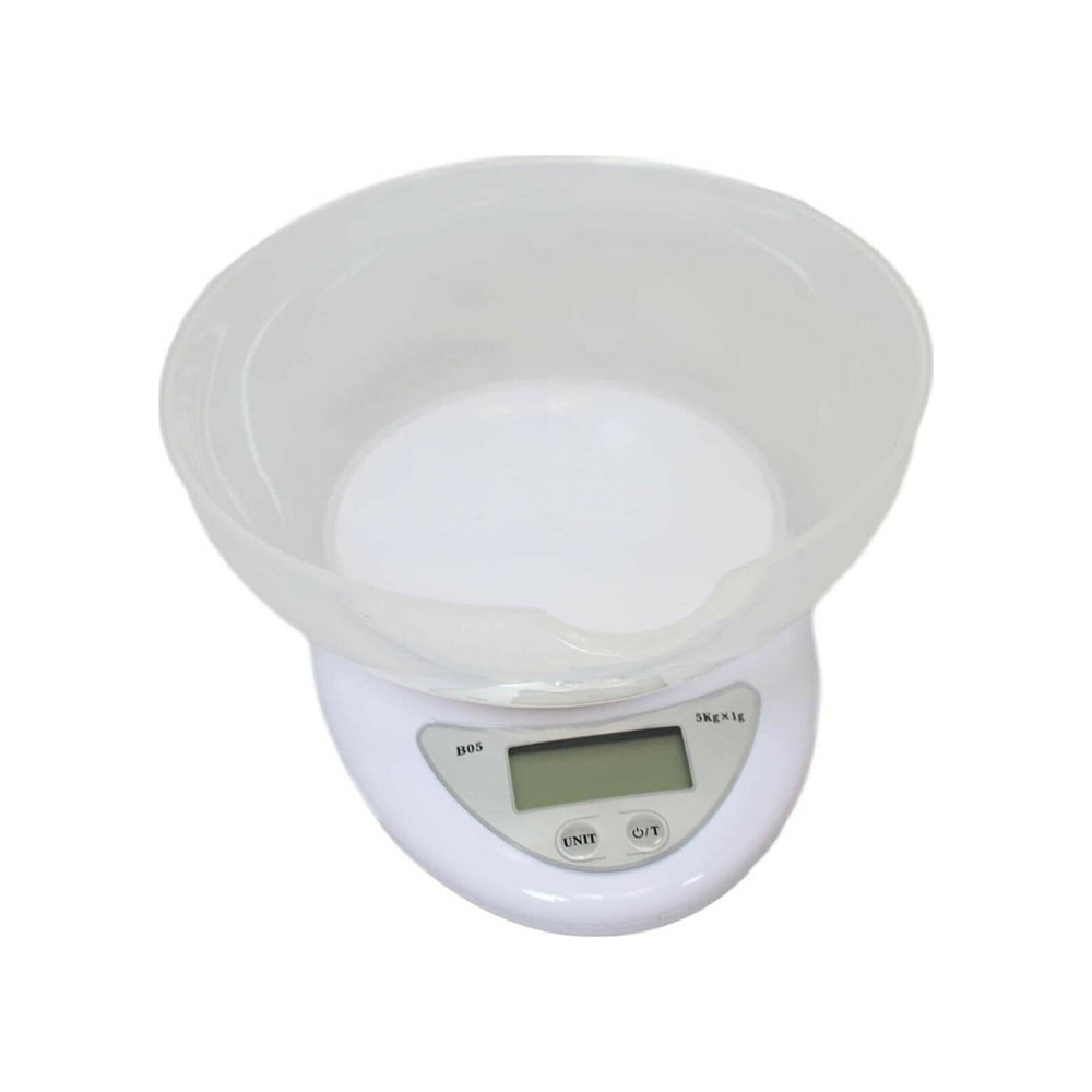 ds-b05-2 Ψηφιακή Ζυγαριά Κουζίνας 1gr/7kg B05 Λευκή - Image 1