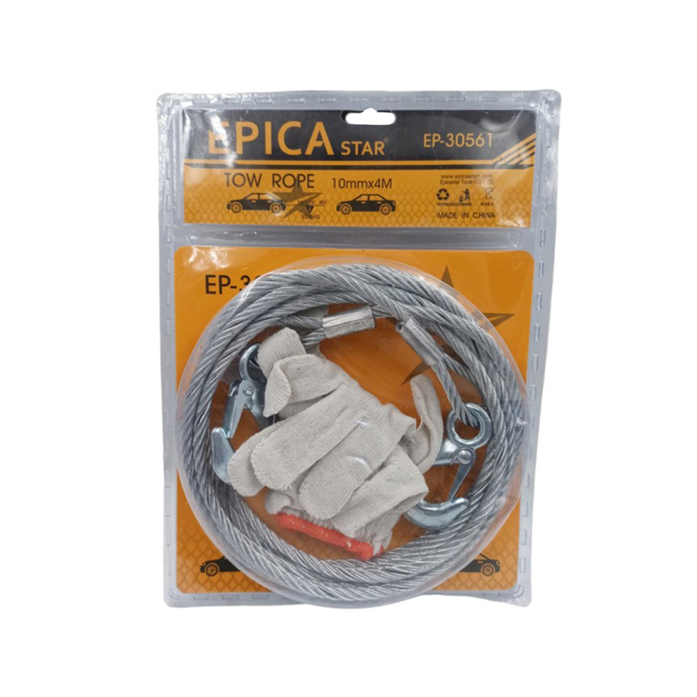 ds-ep-30561 Συρματόσχοινο Ρυμούλκησης 4m x10mm Epica Star EP-30561 - Image 1