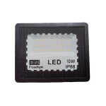 Στεγανός Προβολέας IP66 ecoLED 10W 900lumen FLX-010FA σε Μαύρο χρώμα
