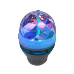 LED Λάμπα E27 Φωτορυθμικό RGB 85-260V 17959010 Λευκή - Image 2