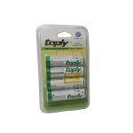 Επαναφορτιζόμενες Μπαταρίες AA Ni-MH 6800mAh 1.2V 4τμχ Toply