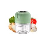 Επαναφορτιζόμενος mini Φορητός Πολυκόπτης 250ml σε Πράσινο Χρώμα OEM