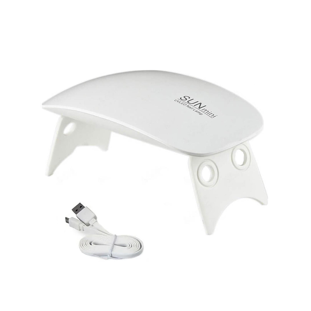 ds1-35001w-1 Φορητό Φουρνάκι Νυχιών-Λάμπα UV 6w-USB 45s/60s για Ημιμόνιμο Λευκό OEM - Image 1