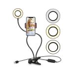 Βάση τηλεφώνου με λυχνία LED Ring Light USB CXB-90