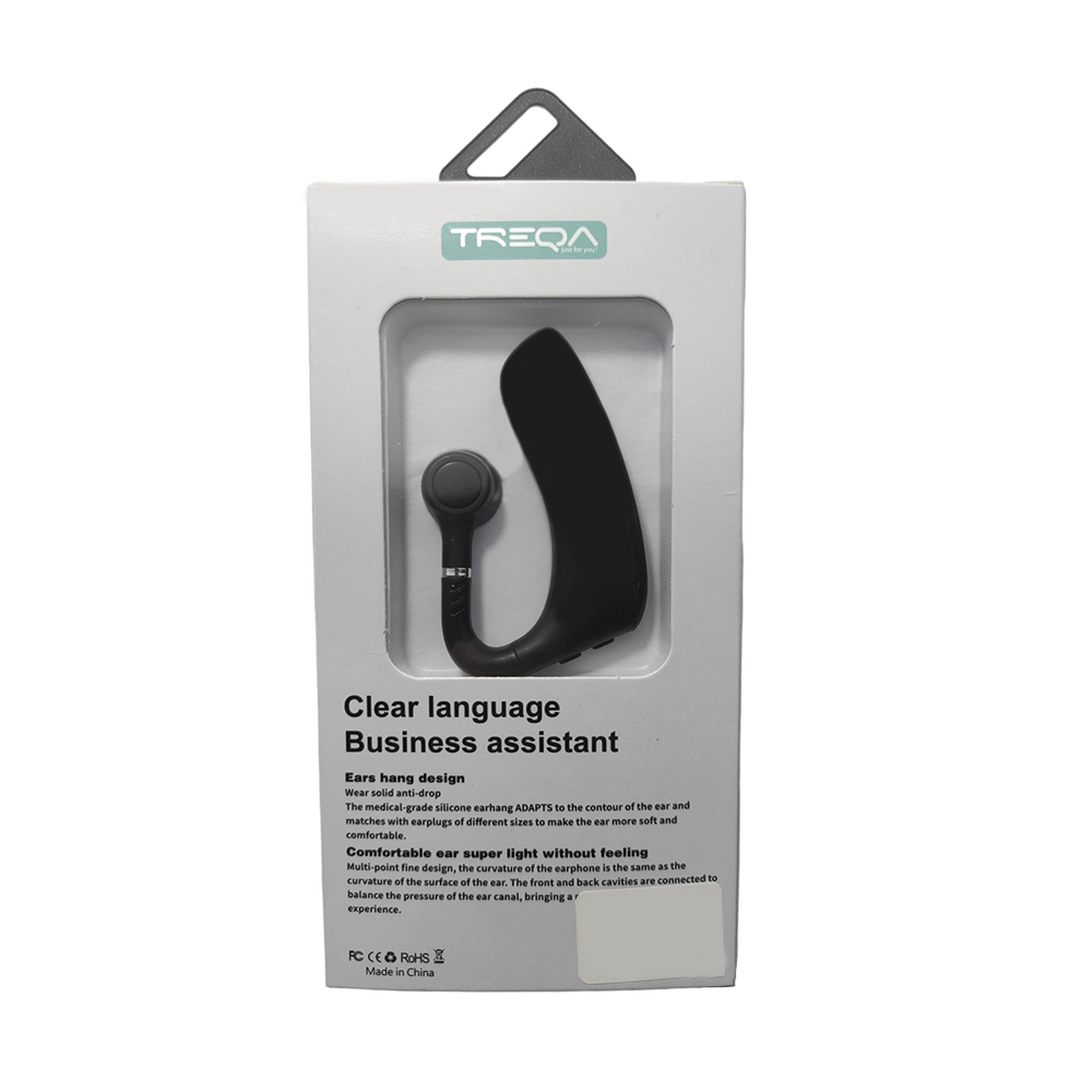 ds1-bt-29-2 Ασύρματο Ακουστικό In-ear Bluetooth Handsfree Treqa BT-29 Μαύρο - Image 1