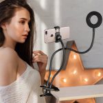 Βάση τηλεφώνου με λυχνία LED Ring Light USB CXB-90 - Image 2