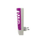 Αντικουνουπική Συσκευή Πρίζας HN-666 2W Mosquito Electronic Repellent με Νυχτερινό Λευκό Φως Purple - Image 2