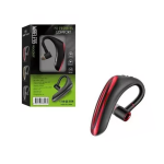 Ασύρματο Ακουστικό In-ear Bluetooth Handsfree AKZ-Q13 Μαύρο Κόκκινο