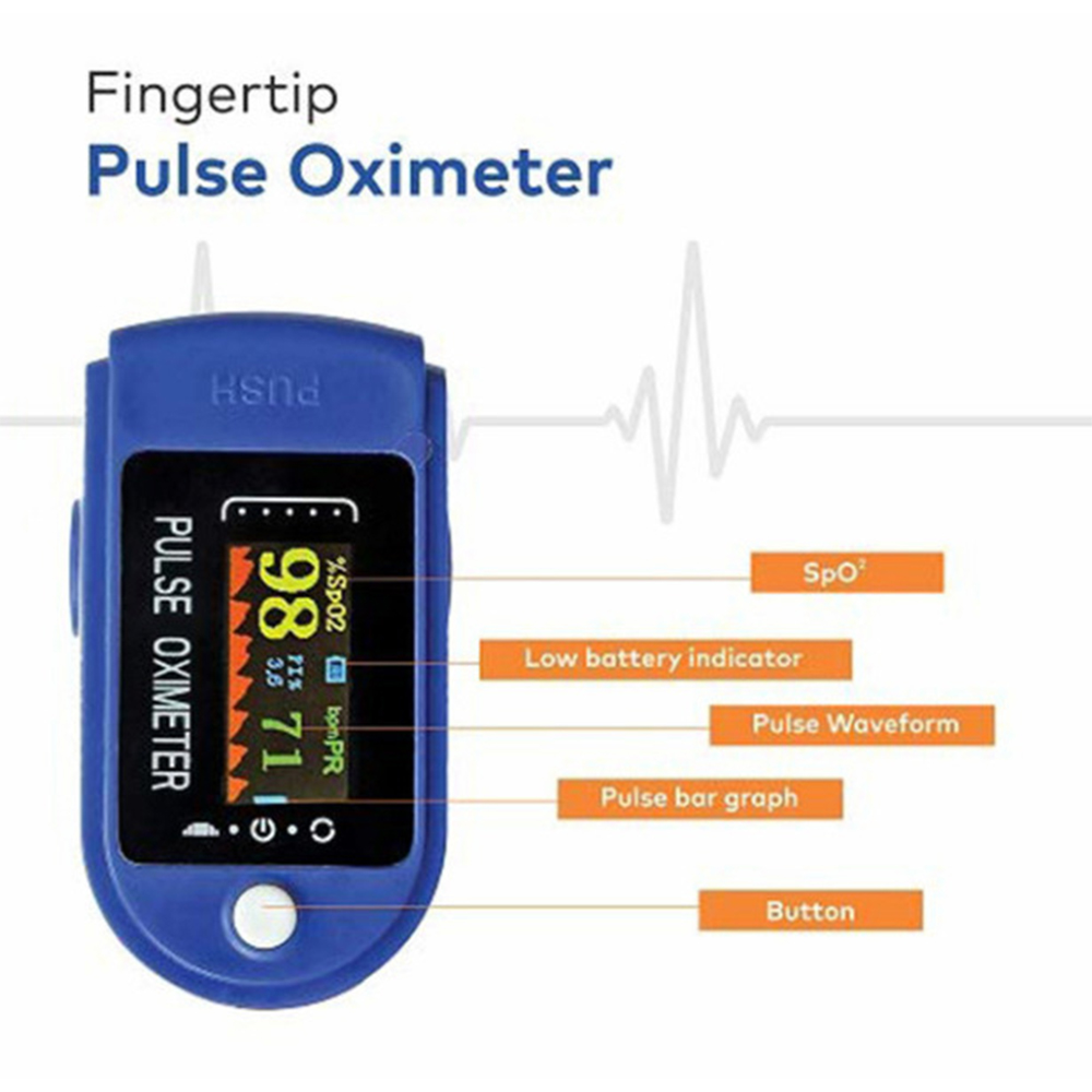ds4-1146-65-2 Οξύμετρο Δακτύλου με Οθόνη LED - Finger Clip Pulse Oximeter 1805 LK88 OEM - Image 1